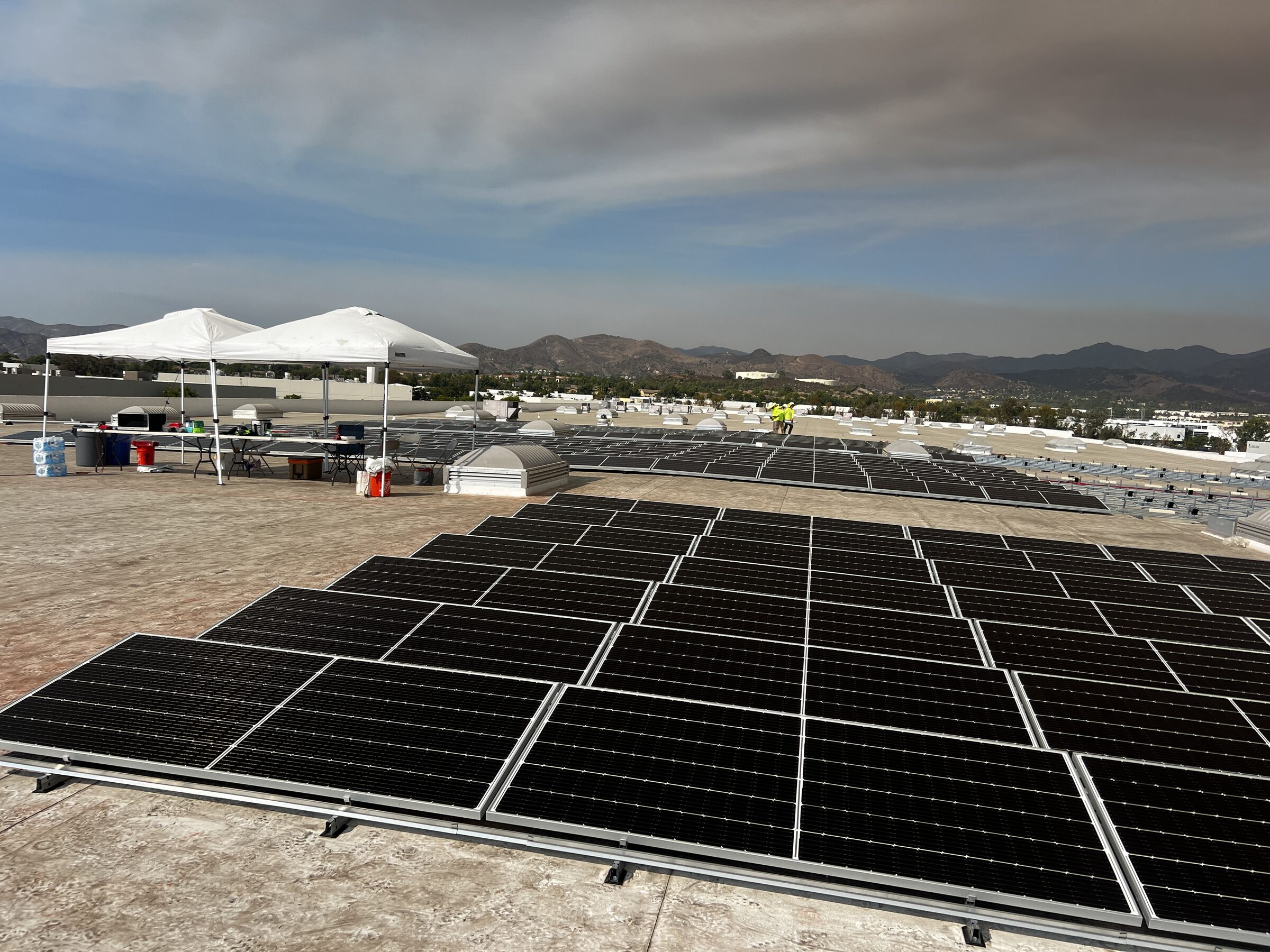 Solar installation in Lake Forest, California