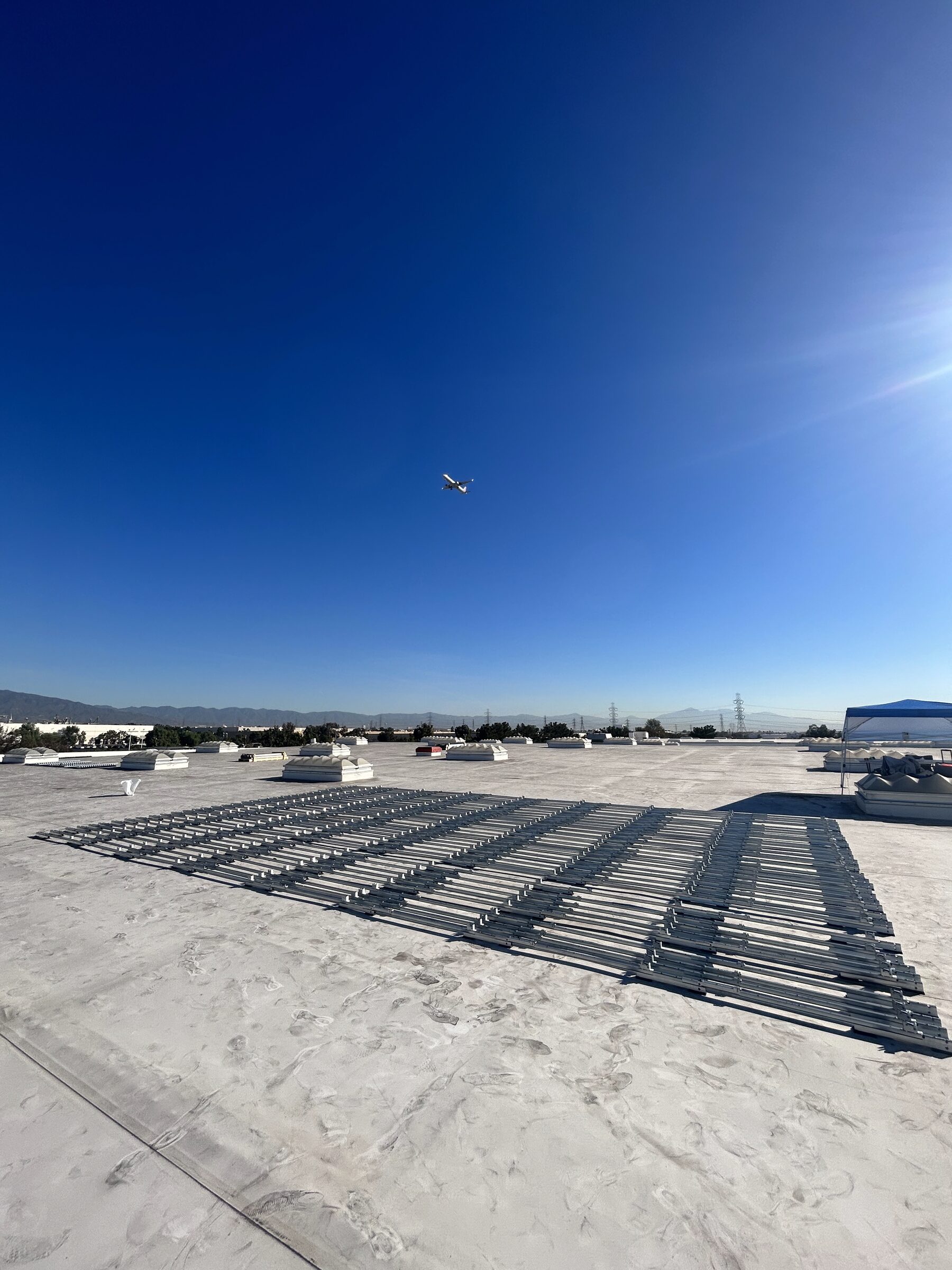 Solar installation in Ontario, California