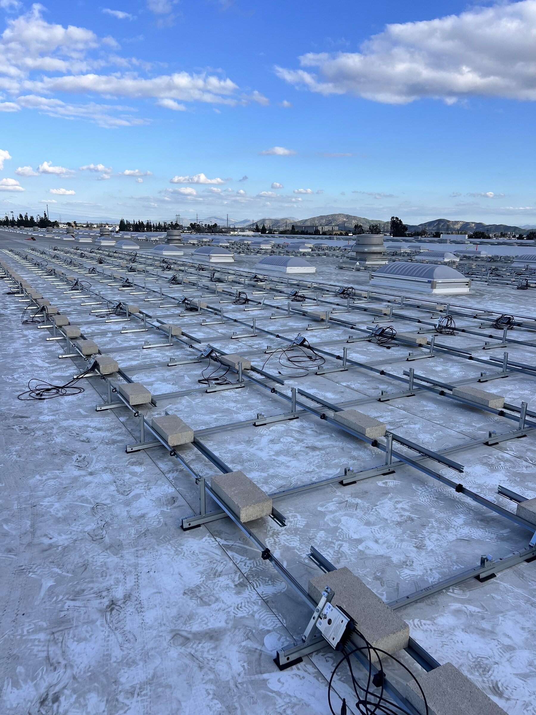 Solar installation in Rancho Cucamonga, California
